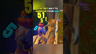 FASTEST WAY TO IMPROVE YOUR AIM ON CONTROLLER🔥 #fortnite #prosettings #tutorial