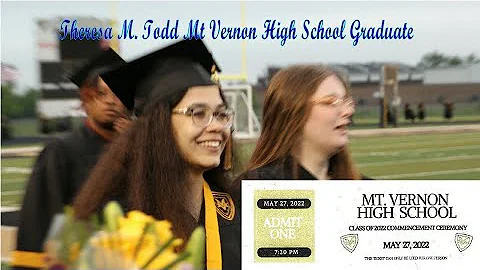 Theresa M. Todd Mt Vernon High School Graduation