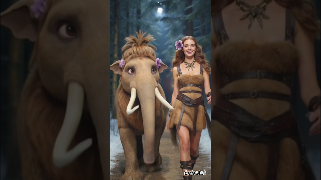 Персонажи «Ледникового периода» в реальной жизни! ❄️✨