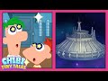 Phineas &amp; Ferb Go to Space Mountain 🚀🪐 | Chibi Tiny Tales | Space Mountain Mayhem | @disneychannel