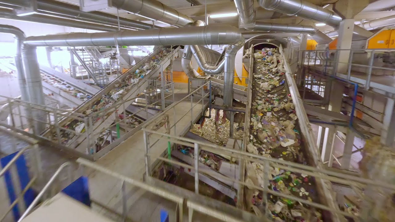 Impianto di selezione e riciclo plastica – Progettato e Realizzato da ITR - Recycling Systems