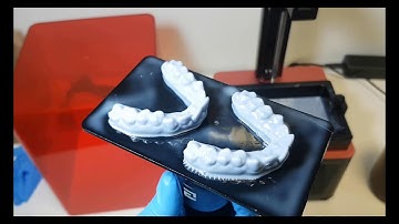 3D printing dental models with the Elegoo Mars 3D printer and meshmixer
