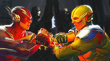 Injustice 2 - The Flash vs Reverse Flash - All Intro Dialogue, Super Moves And Clash Quotes