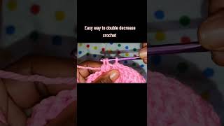 Easy way to double decrease crotchet, 💯
