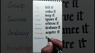 calligraphy quotes #shorts