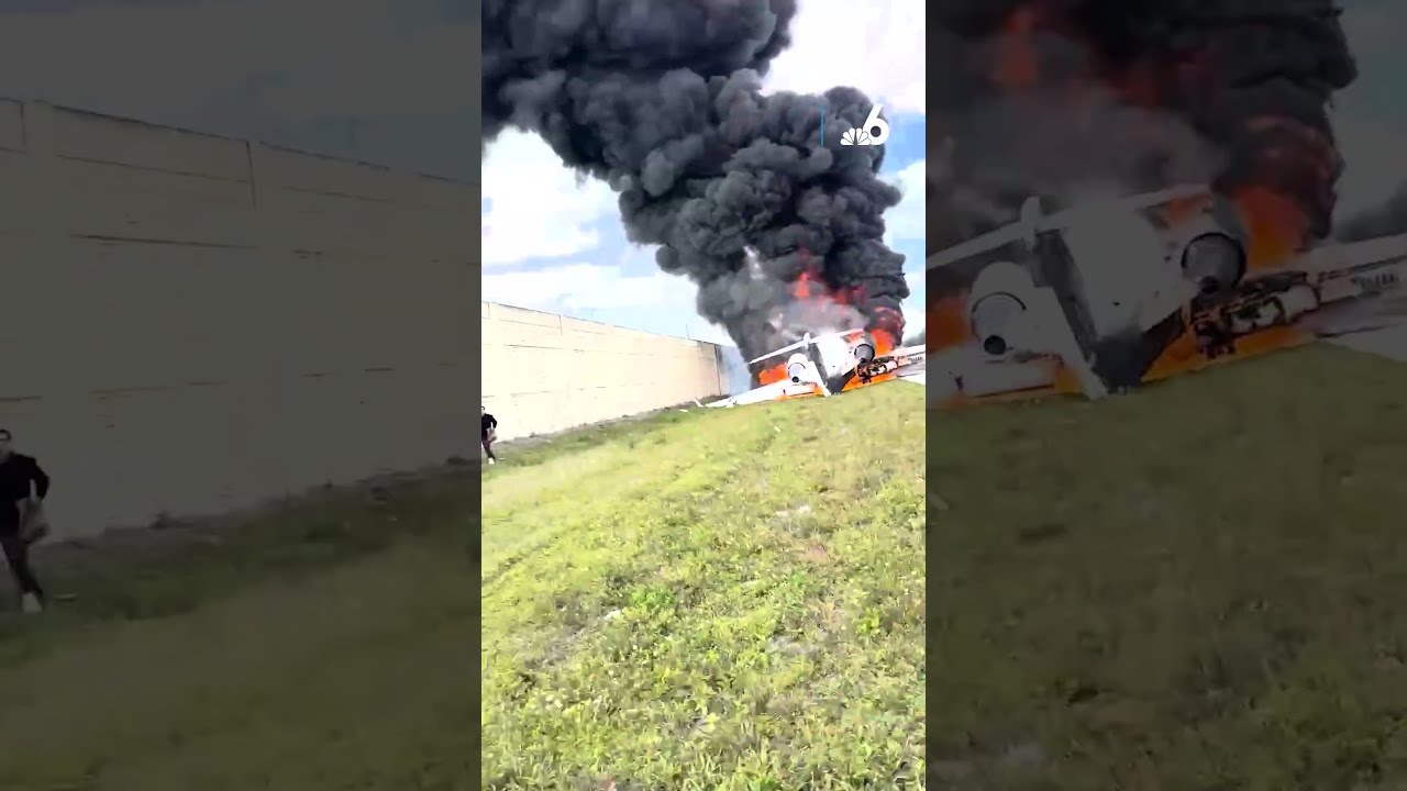 I 75 Plane Crash Survivors Walk Out Of Wreckage