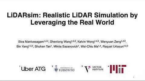 CVPR 2020: LiDARSim