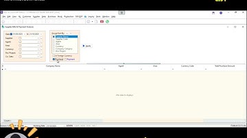 📊 How to Preview Supplier Bill & Payment Analysis Report in SQL Accounting