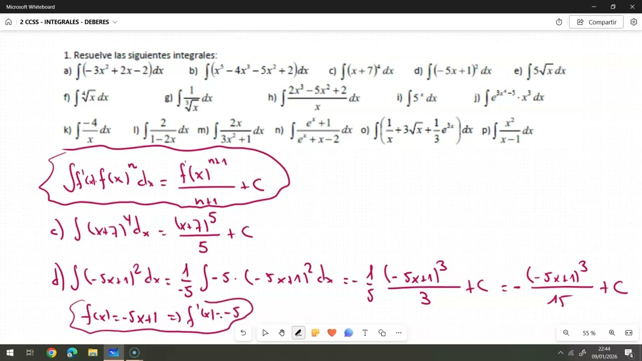 VÍDEO 1 - INTEGRALES INDEFINIDAS I