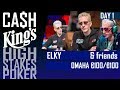 CASH KINGS E16 - DE - NLH 2/5 - Live cash game poker show