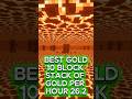 This Farm Prints Gold… #minecraft #shorts