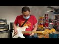 Aman sabran trying fender jimi hendrix strat