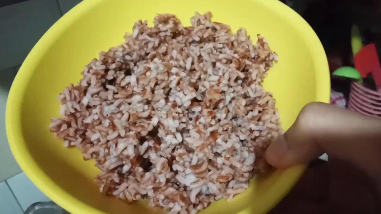 NASI GORENG NASI MERAH. COCOK UNTUK DIET. 