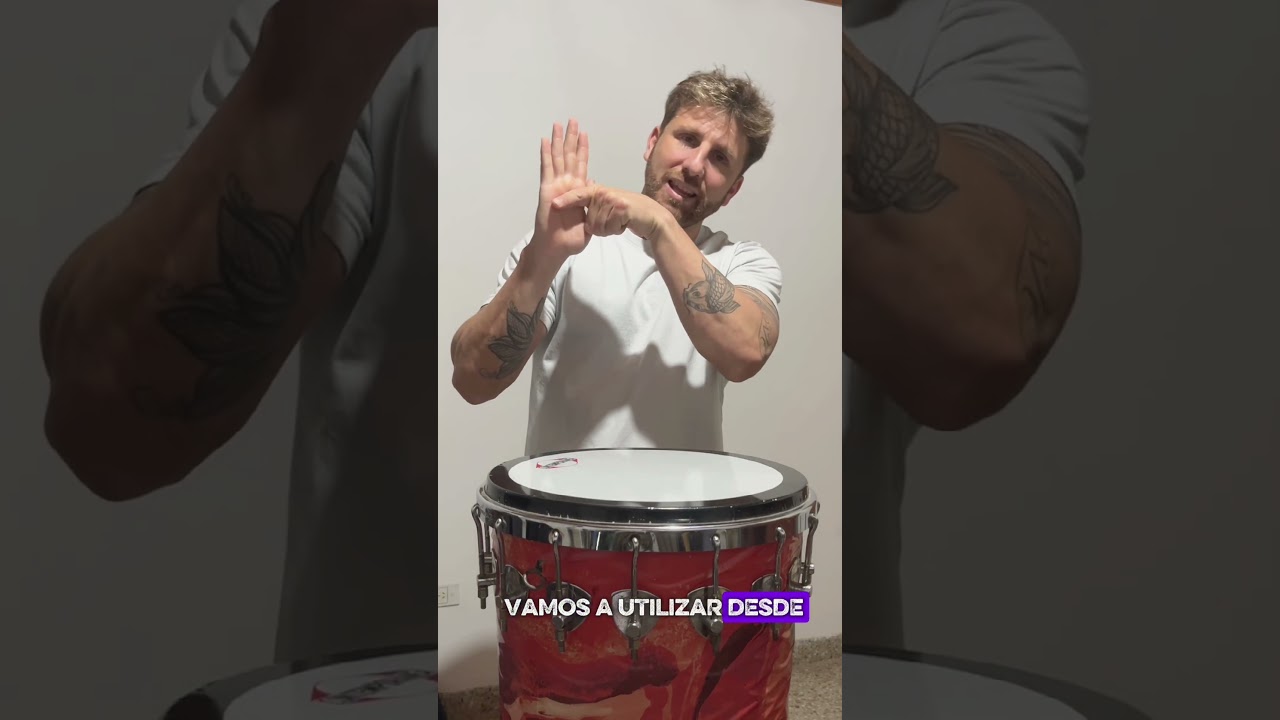 GOLPES PARA APRENDER A TOCAR TIMBAU O TIMBAL DE MANO