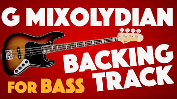 G Mixolydian Backing Track For Bass