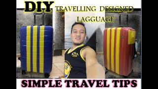 DYI Designed Lagguage Bag