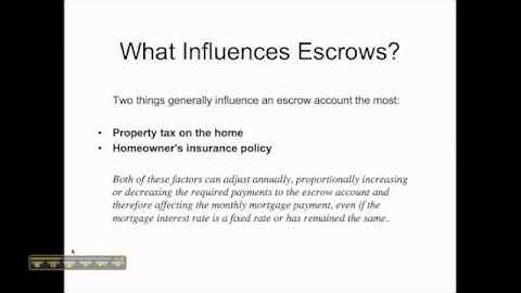 Understanding your Escrow Account