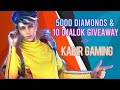 [LIVE]🇮🇳ALOK GIVEAWAY || 1000+ Diamond Giveaway || FREE FIRE LIVE || FULL CUSTOM ROOMS WITH KABIR YT