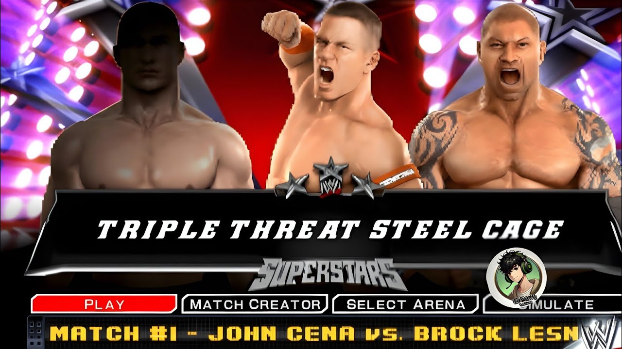 Epic Steel Cage Match | WWE SmackDown vs Raw 2011 PSP Gameplay