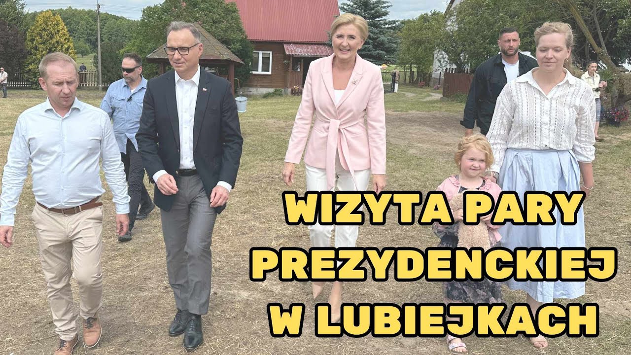 Wizyta Pary Prezydenckiej w Lubiejkach u KGW Złoty Łan 🌾