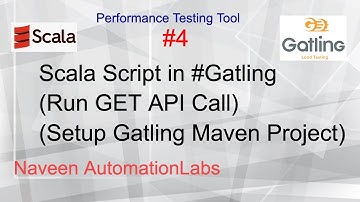 #4 - Write Your First #Scala Script (GET call) in #Gatling || Setup Gatling Maven Project