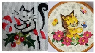 marvelous Cross Stitch & Hand Embroidery  Patterns For Everything  / Punto de Cruz