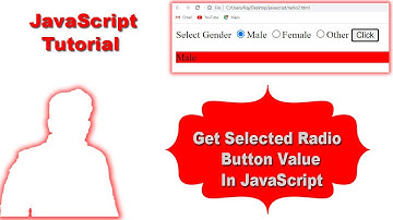 How to get selected radio button value in javascript hindi  || get selected radio button value