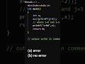 C language basic arithmetic problems #shorts #coding #programming #trending #viral