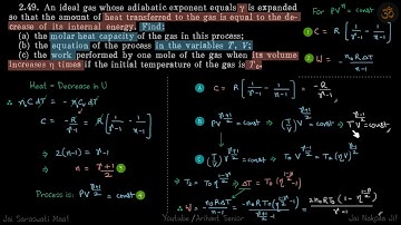 2.49 | Irodov Solutions | Thermodynamics