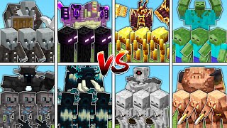 Massive BOSSES ARMY TOURNAMENT - Minecraft Mob Battle