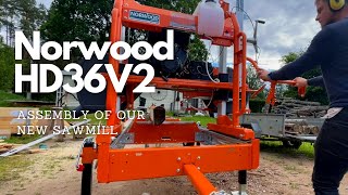 Our new Bandsawmill Norwood HD36v2 assembly!