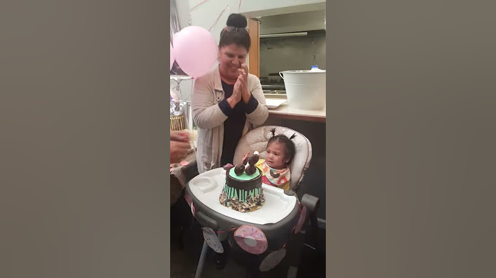 Ava's first birthday party.