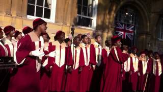 Video thumbnail of "DMU Gospel Choir (This Little Light of mine)"