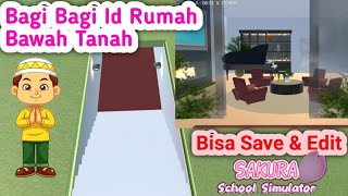 SAKURA SCHOOL SIMULATOR PROPS ID RUMAH BAWAH TANAH | BAGI BAGI ID PROPS RUMAH BAWAH TANAH