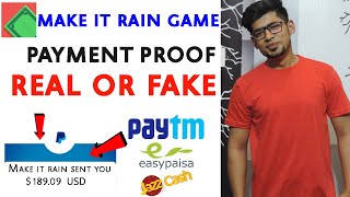 Make it Rain Game  - Make it Rain Payment Proof - Make it Rain Legit or Scam screenshot 1