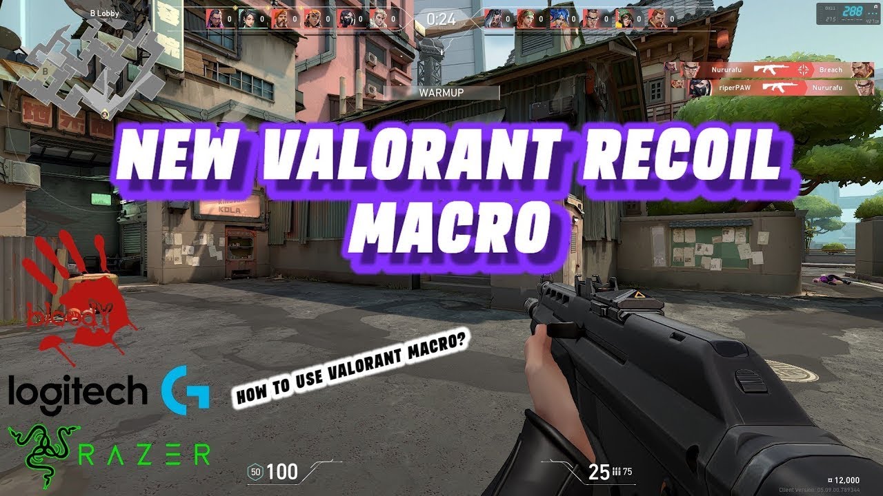 NEW!! VALORANT MACRO BLOODY,RAZER,LOGITECH2023 YouTube