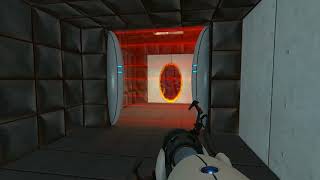 Portal: Still Alive - 14 - TSA is experiencing some delays please proceed through the electric grill