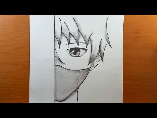 COMO DESENHAR ANIMES.  Anime sketch, Naruto sketch drawing