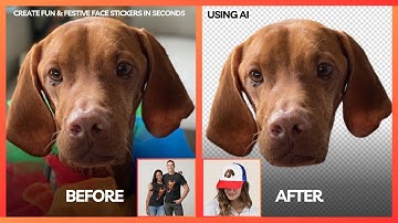 Create Fun & Festive Face Stickers In Seconds Using AI