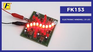 FK153 ELECTRONIC WINDMILL 25 LED