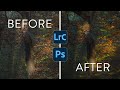 How I edit my WOODLAND Images using the ORTON Effect? -  LIGHTROOM and PHOTOSHOP Tutorial.