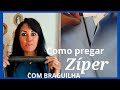 Como pregar zíper com Braguilha_modelagem corte costura_ Roupa Facil