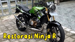 Restorasi Ninja R plus upgrade SS #kinclong #restorasi