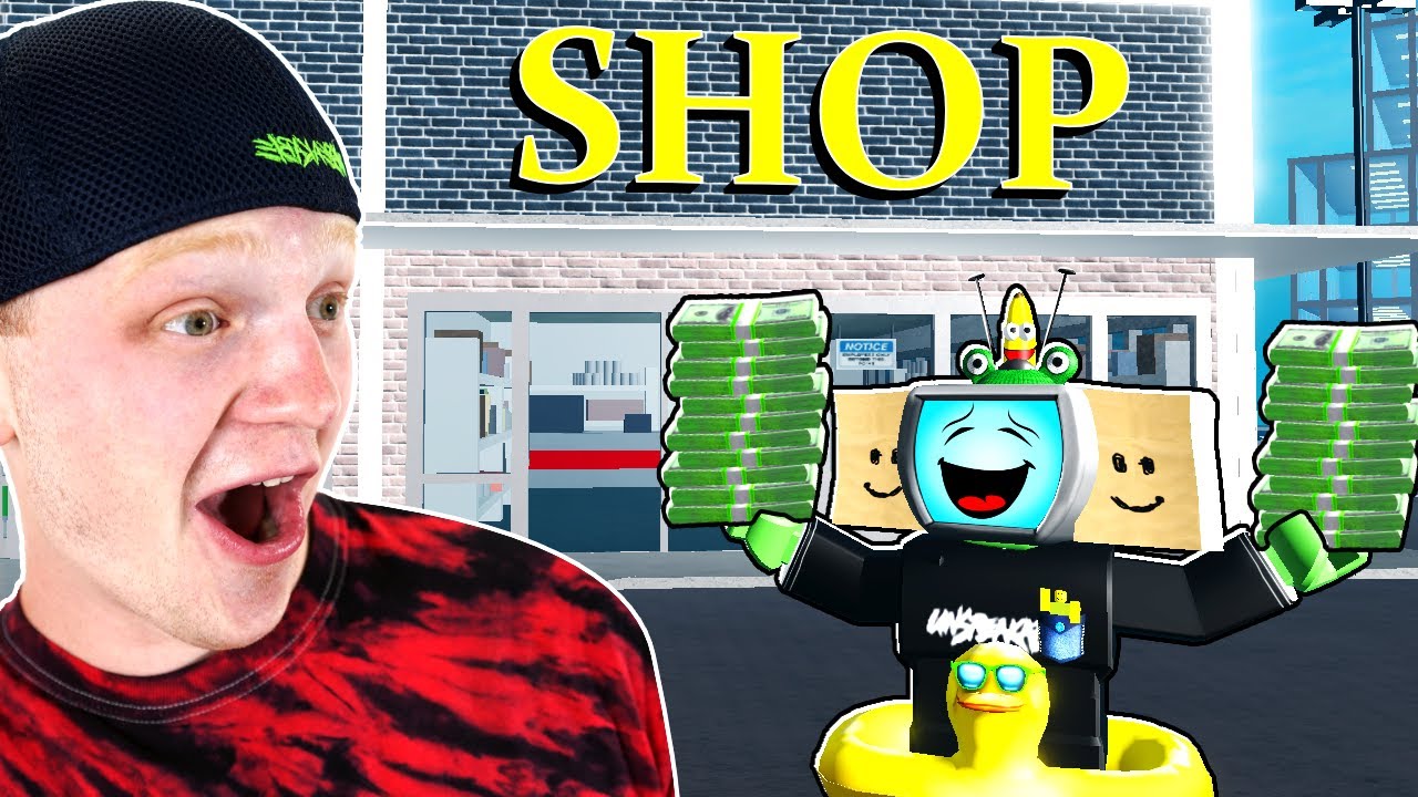 I Opened A Shop In Roblox And Made Millions Youtube - what is unspeakables roblox account name