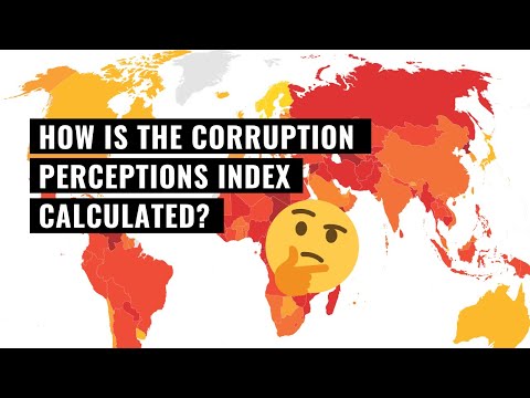 Video: Corruption perception index: calculation method and index by years
