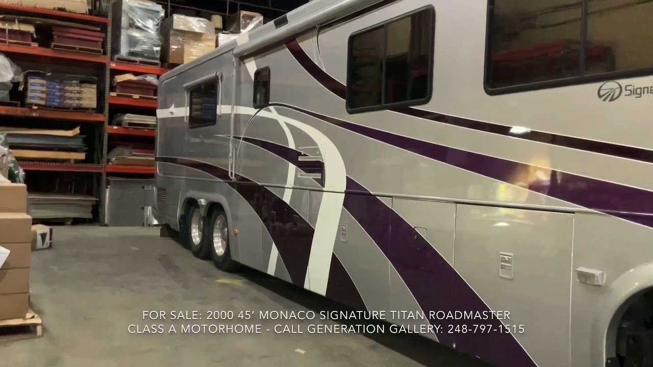 2000 45’ Monaco Signature Series Titan Roadmaster Class A RV Motorhome