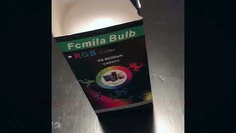 Déballage de l’ampoule connecter smart life