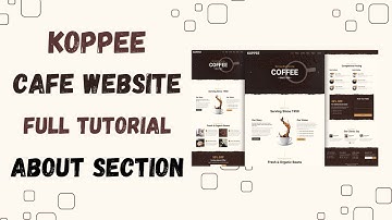 KOPPEE | Responsive Coffee Shop Website Using html, css, js & bootstrap | Restaurant & Cafe Website
