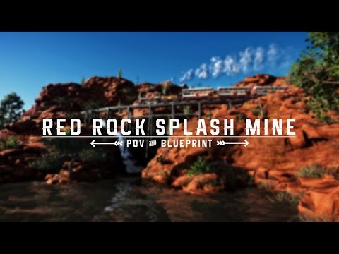 Planet Coaster: Red Rock Splash Mine (POV, Savefile & Cinematic)