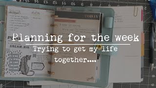 How I start getting back on track &amp; planning for the week | Trying to get my life together....ha!